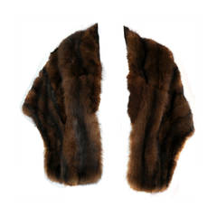 1950s Russian Sable Fur Stole