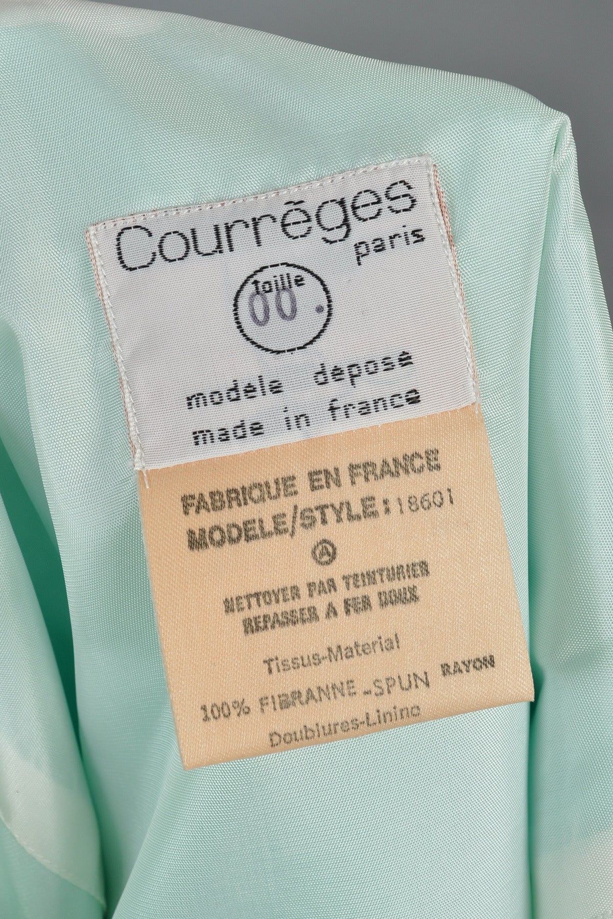 1960s Courrèges Tab Button Skirt 4