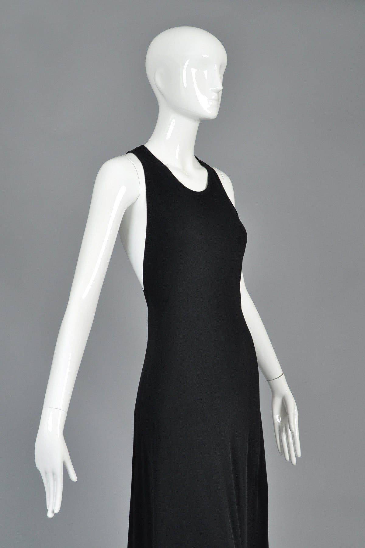 Spectacular Cutout Calvin Klein Collection Black Gown 1