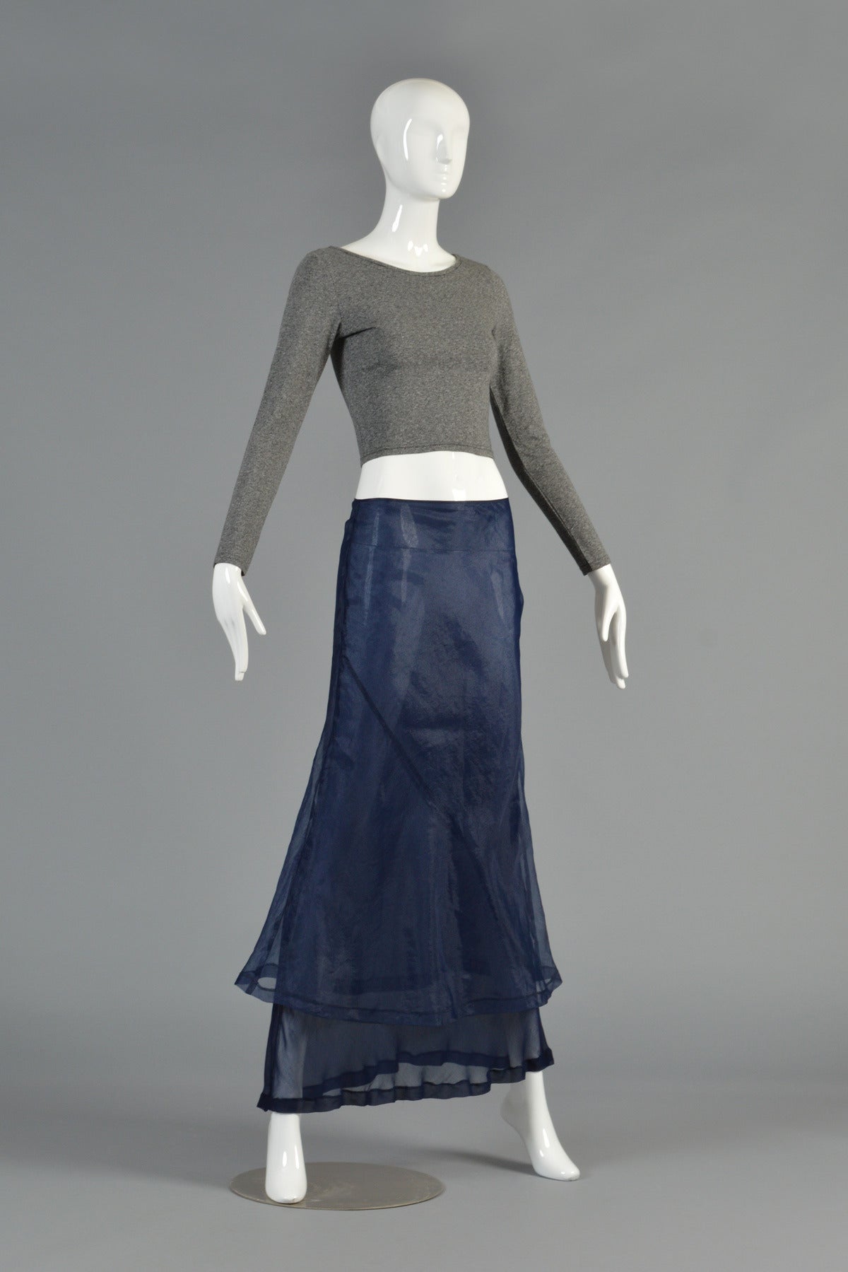 A/D 1997 Comme des Garcons Bi-Level Maxi Skirt 1