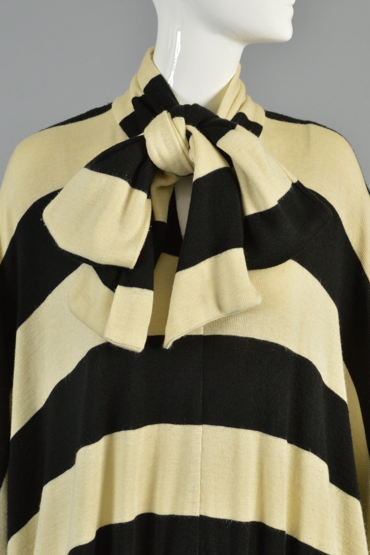 Early Norma Kamali Striped Knit Dress 1