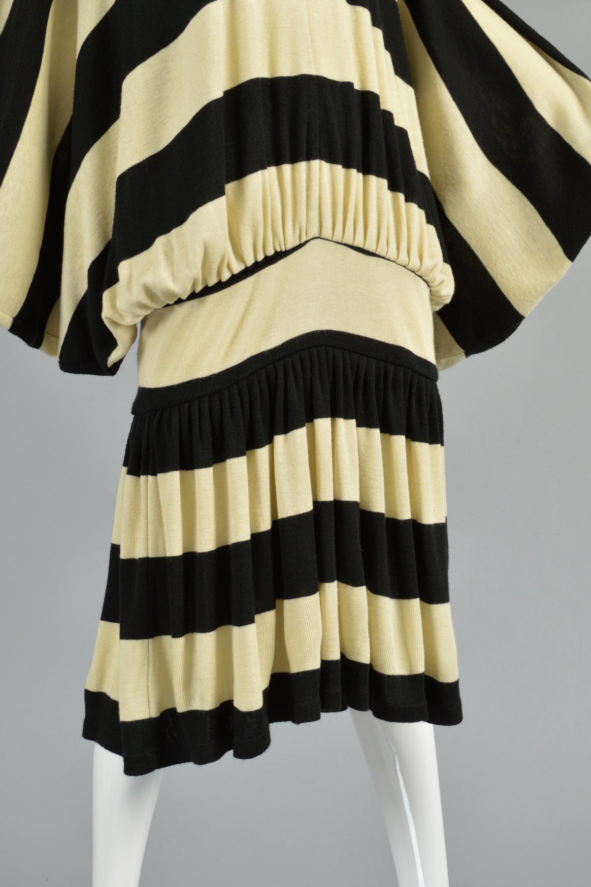 Early Norma Kamali Striped Knit Dress 4