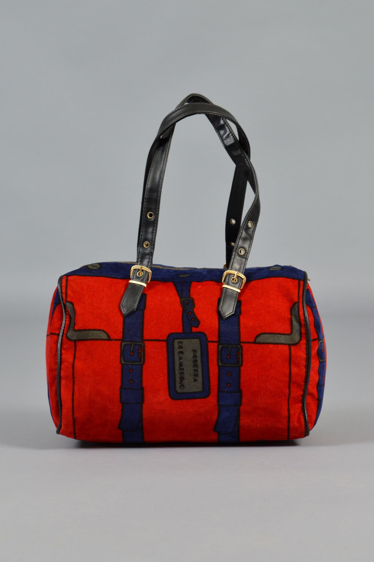 1976 Roberta di Camerino Velour Handbag