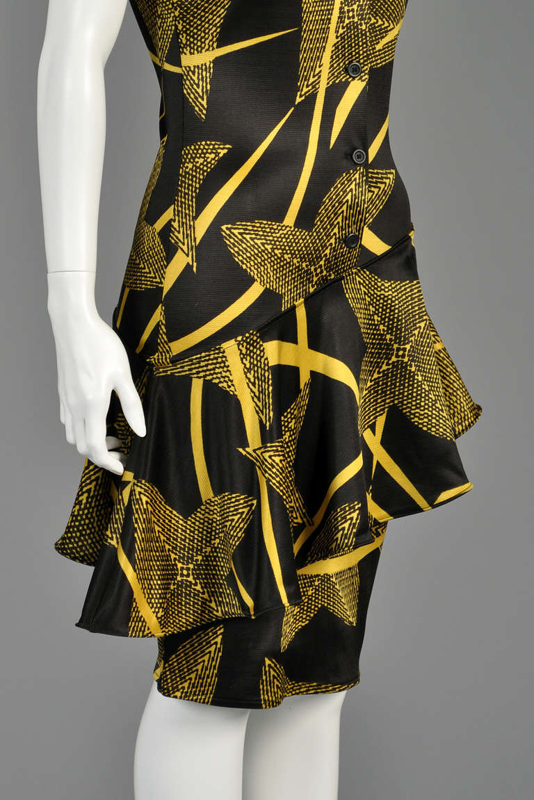 1980s Junko Koshino Avant Garde Tiered Dress 3