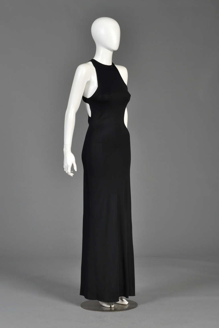 Women's Giorgio Armani Evening Gown with Dramatic Back