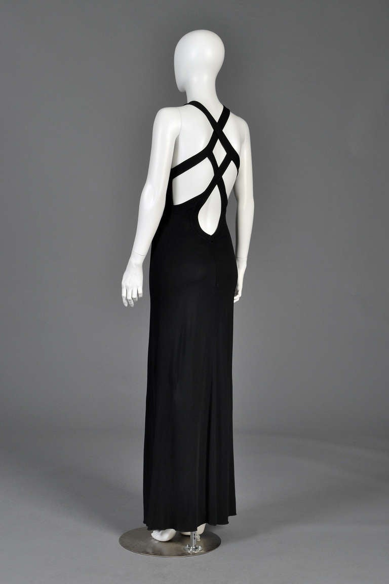 Giorgio Armani Evening Gown with Dramatic Back 2