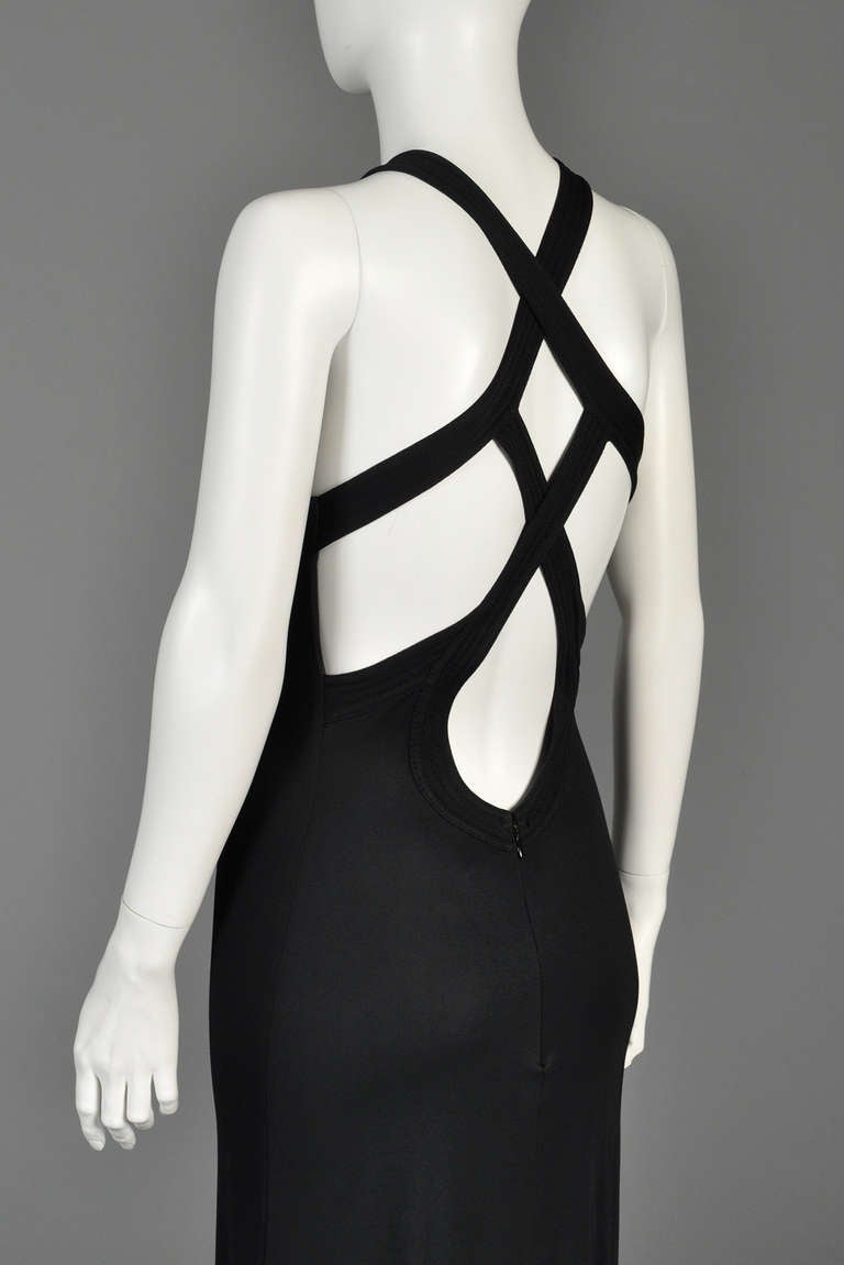 Giorgio Armani Evening Gown with Dramatic Back 3