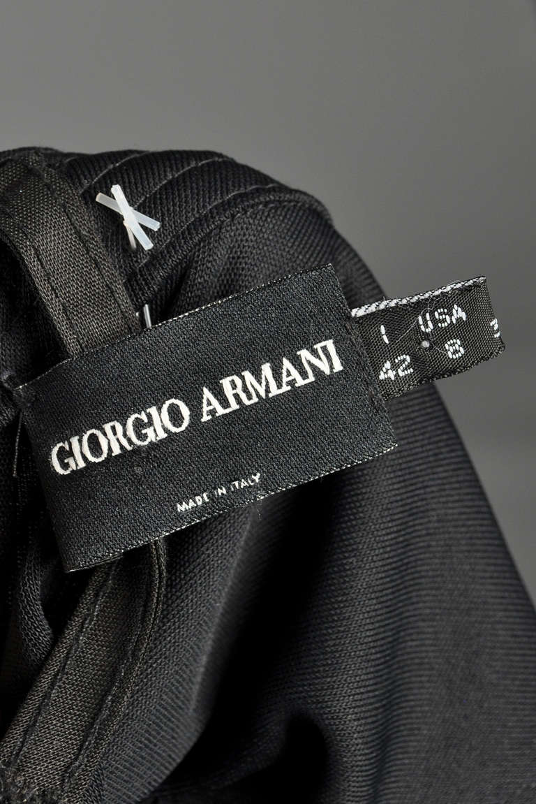 Giorgio Armani Evening Gown with Dramatic Back 6