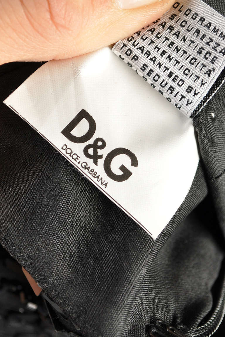 Dolce & Gabbana Sequin Halter Jumpsuit For Sale 5