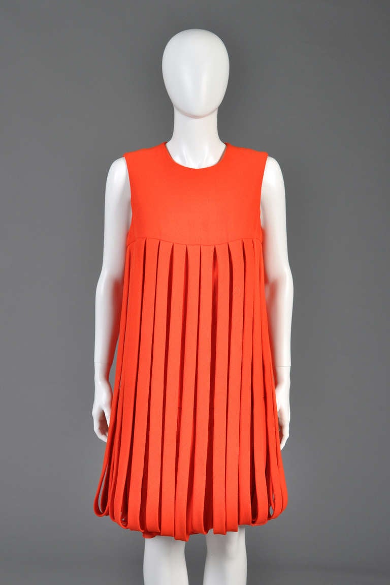 Iconic 1969 Pierre Cardin Carwash Dress In Excellent Condition In Yucca Valley, CA