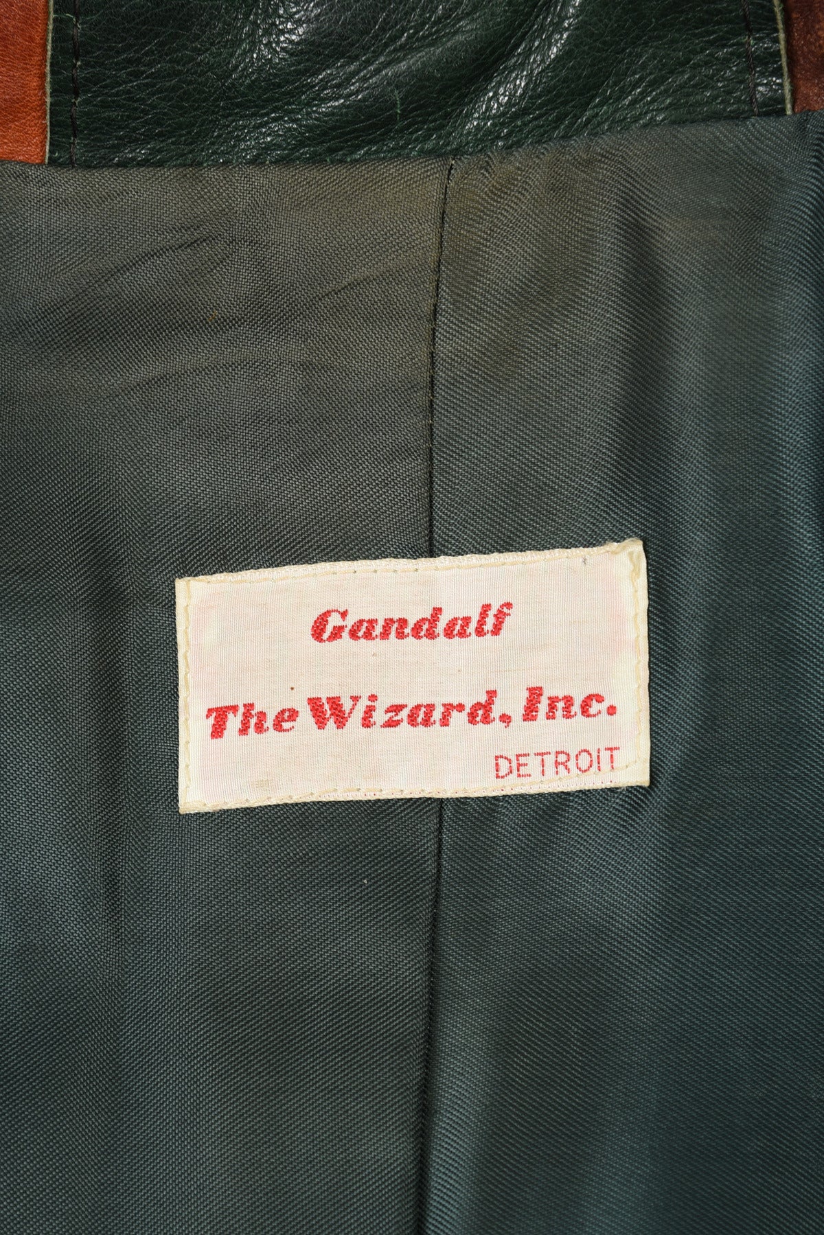Gandalf the Wizard Floral Patchwork Leather Jacket 4