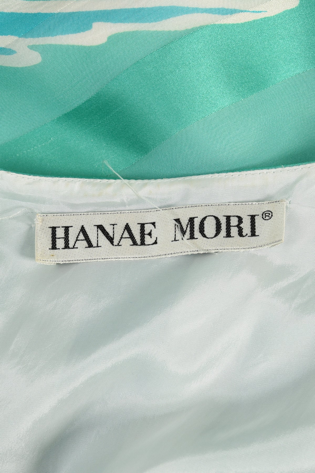 Hanae Mori Silk Caftan with Massive Draped Sleeves 6