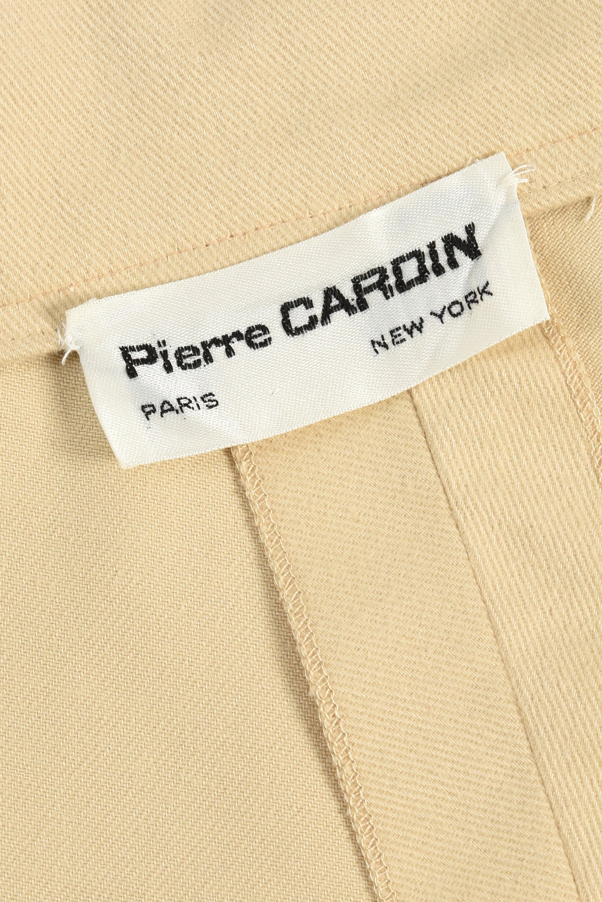 Pierre Cardin 1960's Zip Front Space Age Skirt For Sale 3