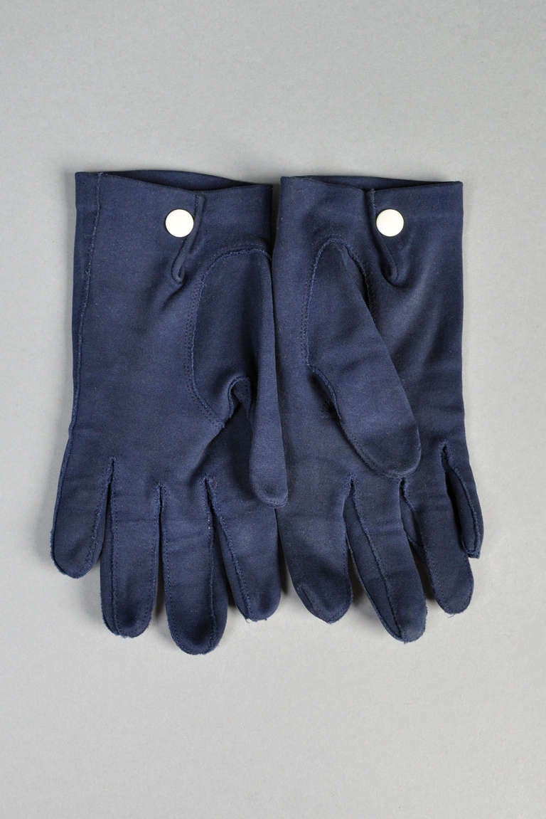 Women's Pierre Cardin 1960s Mod Circle Gloves
