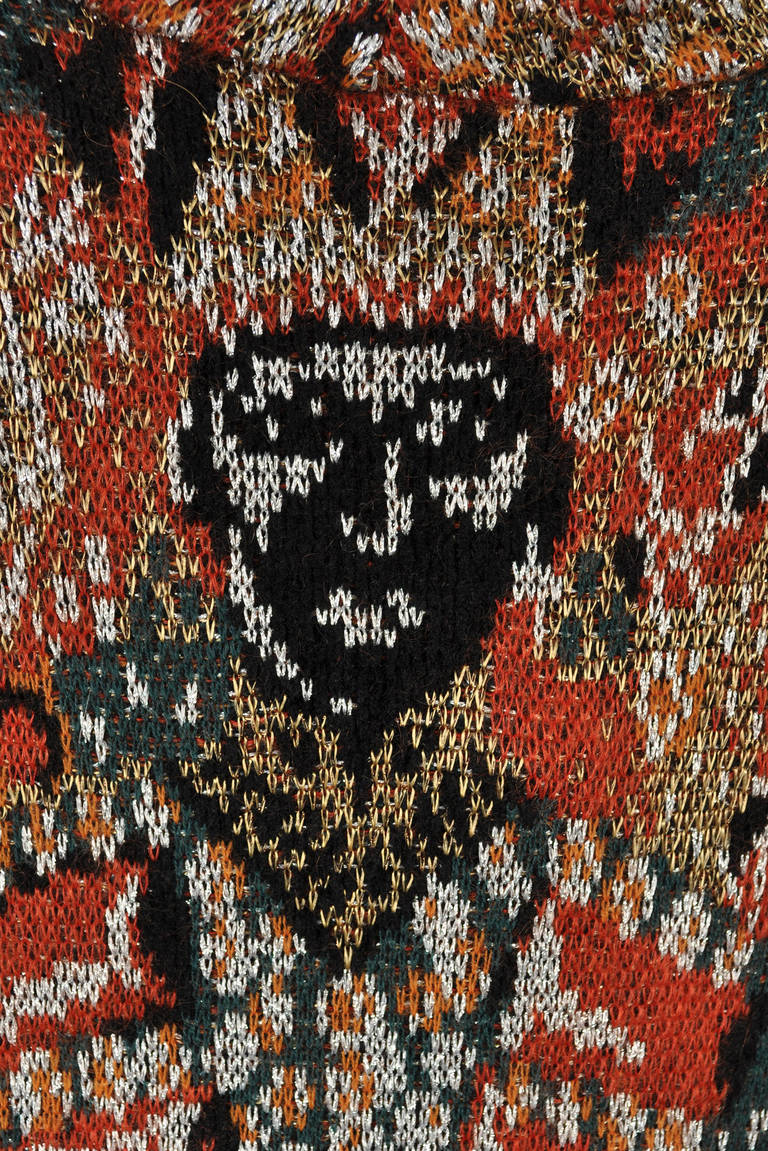 1980s Metallic Missoni Sweater with Tribal Pattern 3