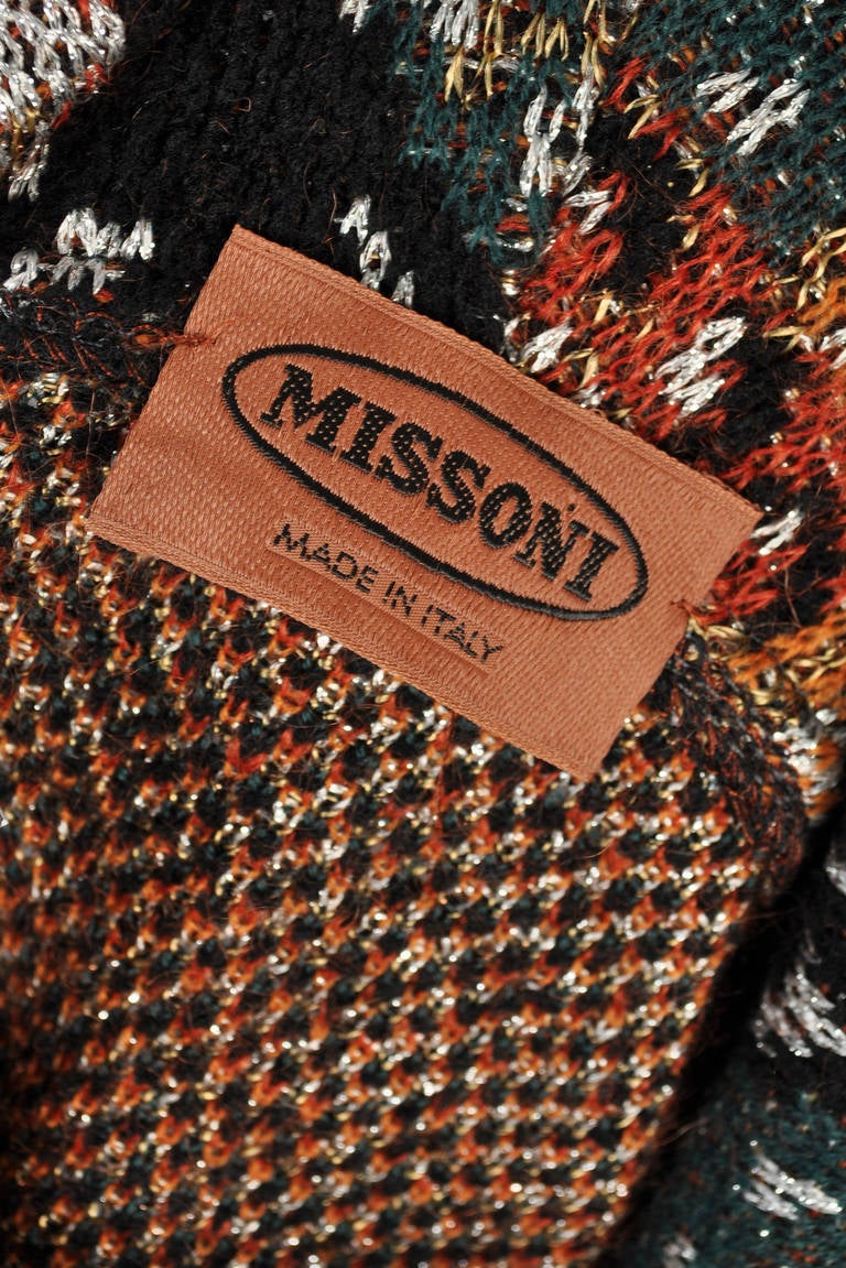 1980s Metallic Missoni Sweater with Tribal Pattern 4