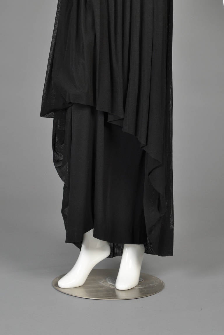 Hattie Carnegie 1940s Mesh Evening Gown For Sale 3