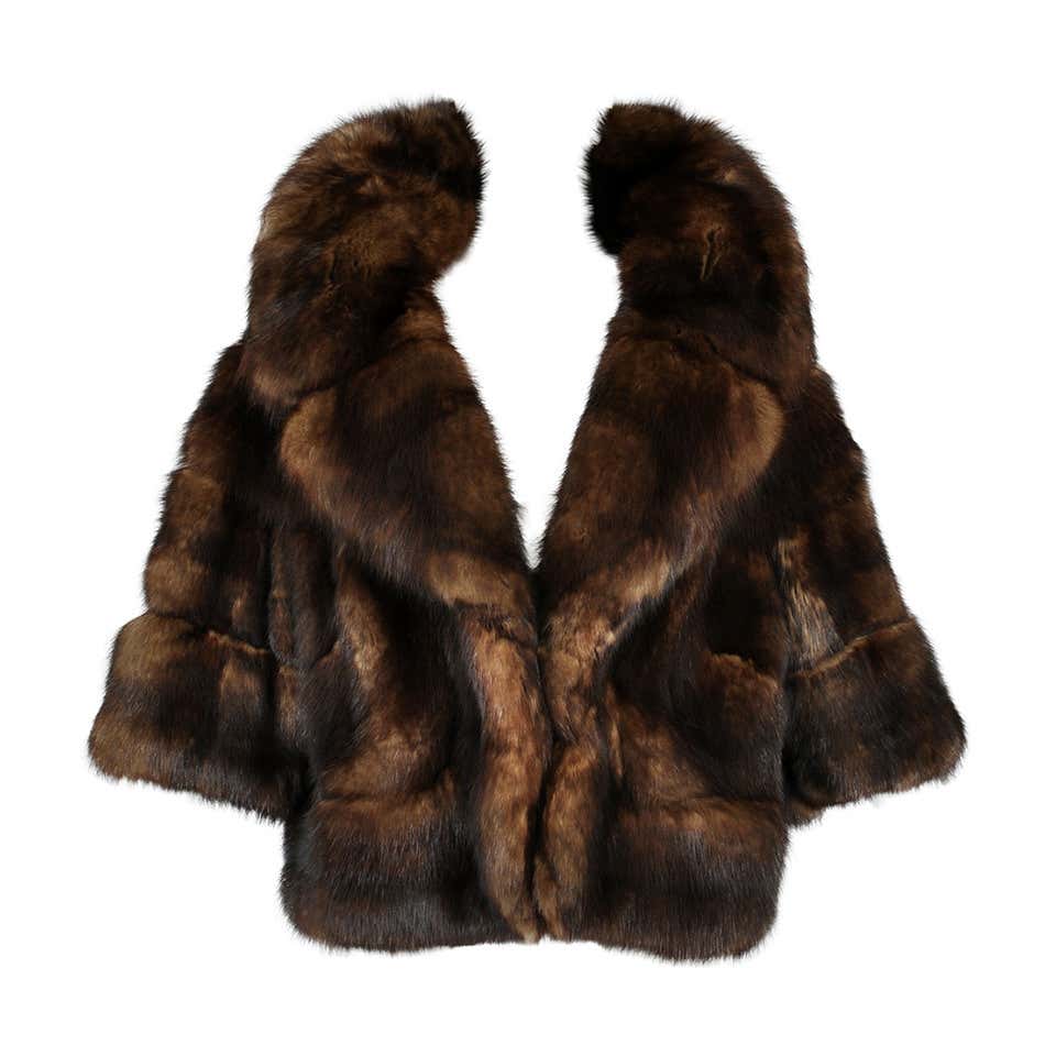 Full Length Sable Fur Coat - 2 For Sale on 1stDibs