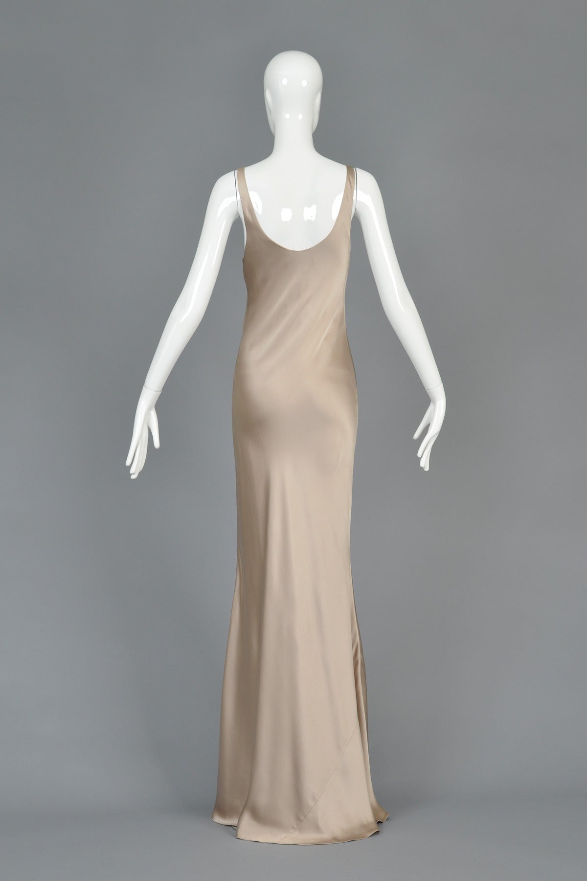 Ralph Lauren Collection Purple Label Golden Silk Evening Gown 4