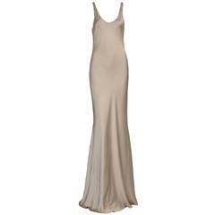 Ralph Lauren Collection Purple Label Golden Silk Evening Gown