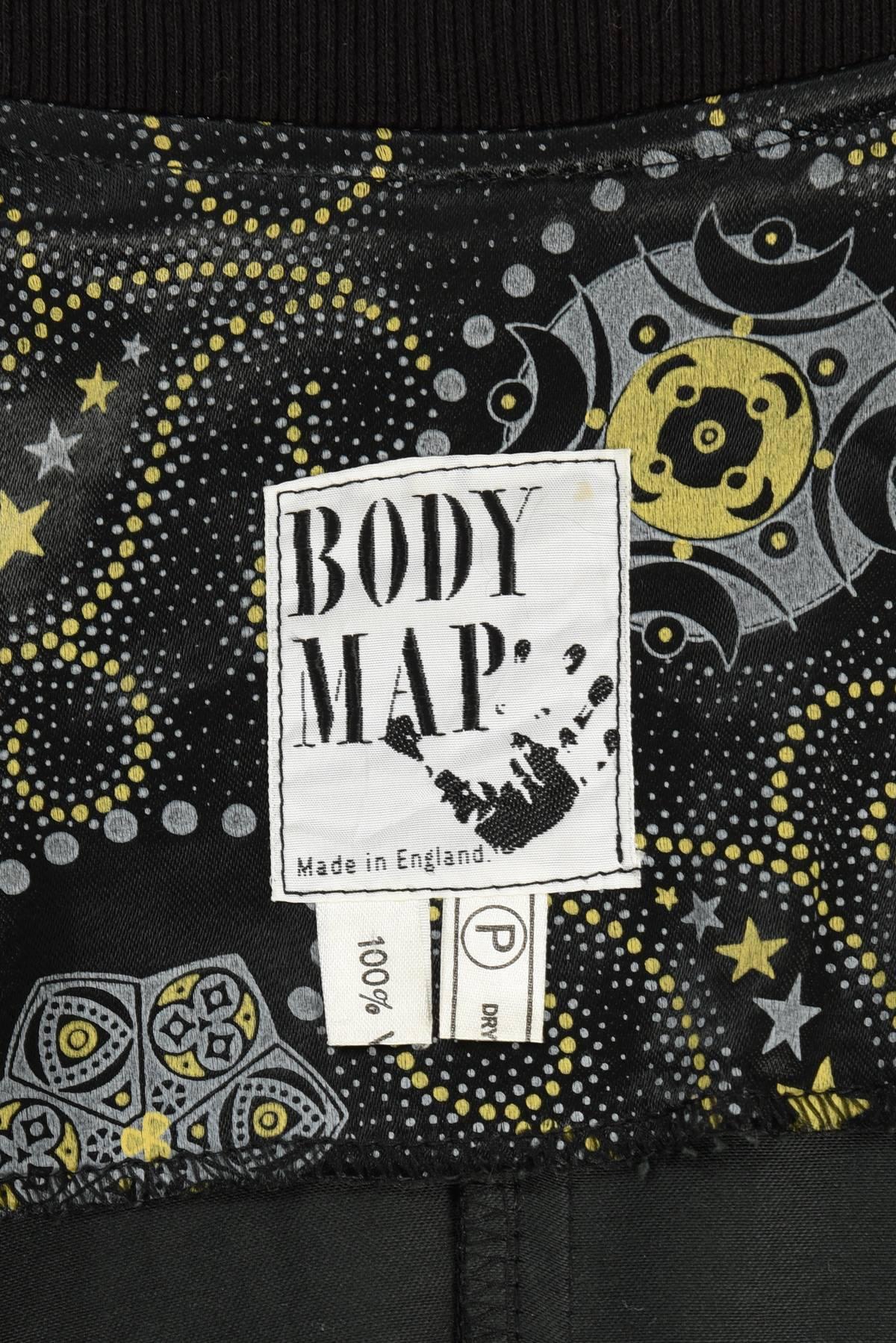 Rare 1980s Body Map Mandala Blazer Jacket 3