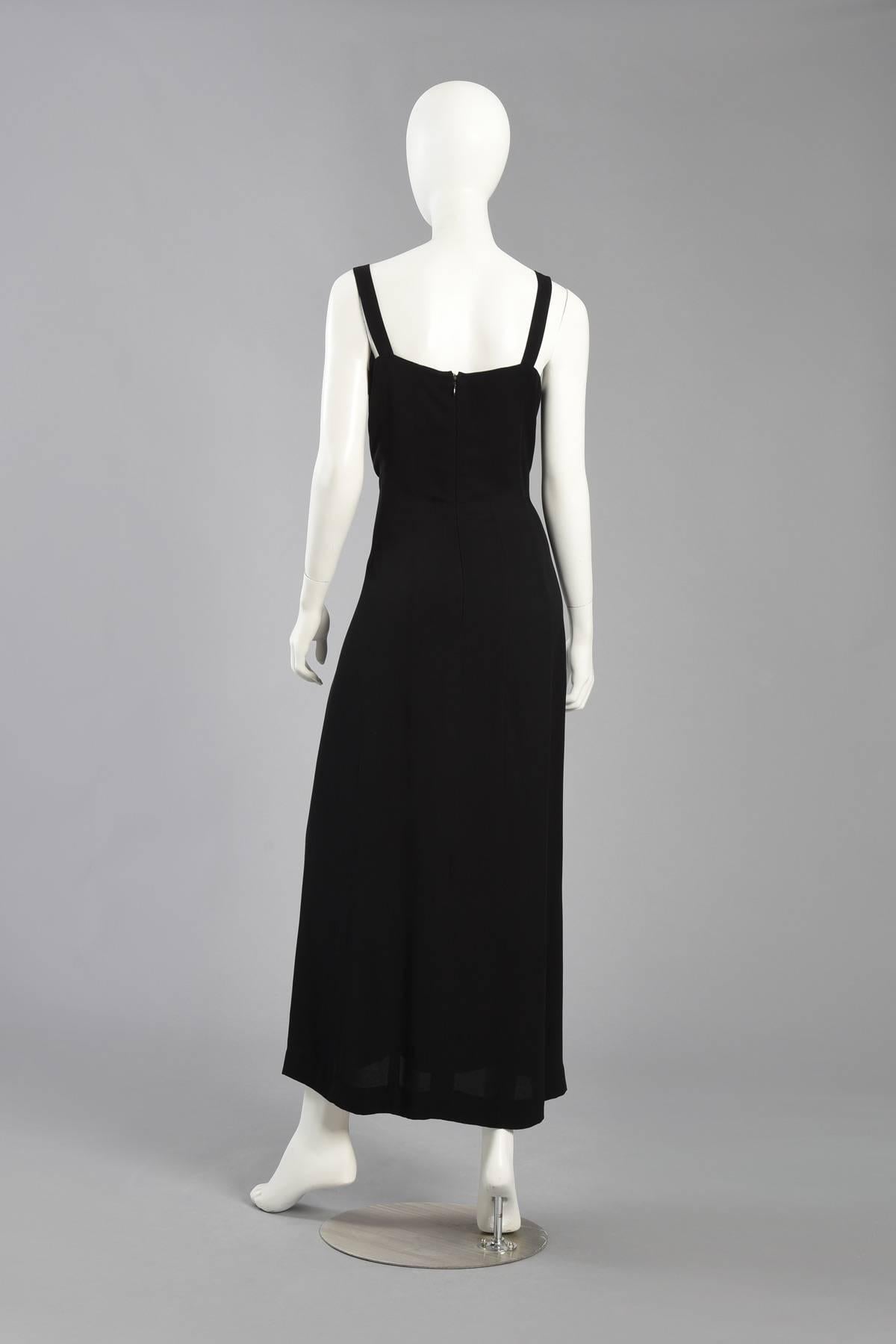 Karl Lagerfeld Evening Dress with Shelf Bust For Sale 3