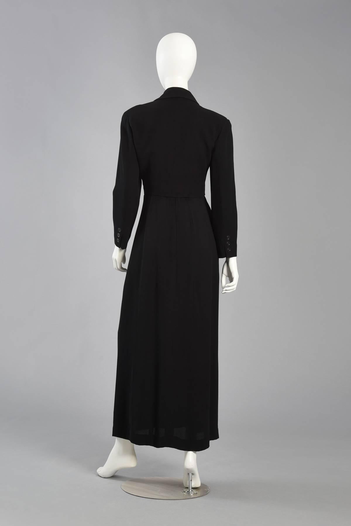 Karl Lagerfeld Cropped Black Tuxedo Bolero Jacket 2