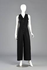 Ralph Lauren Pinstripe Wool Menswear Jumpsuit