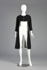 1960s Avant Garde Minimal Jacket with Graphic Lining