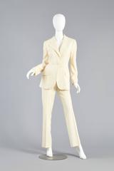 Dolce & Gabbana Ivory Tuxedo Suit