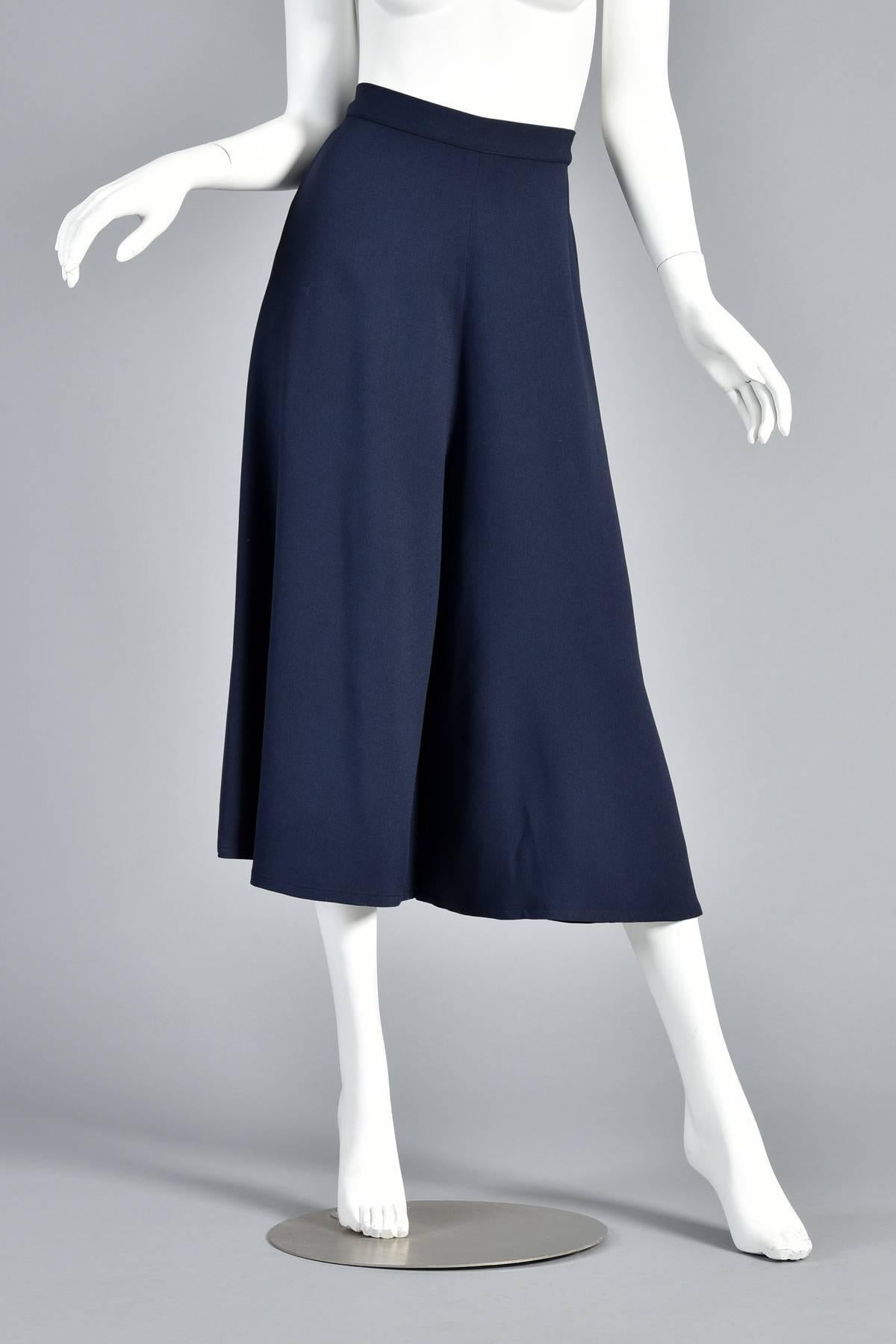 Women's Sonia Rykiel Sailor Inspired Gaucho Pant Suit For Sale