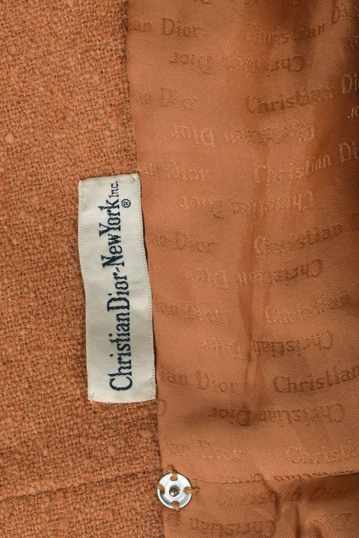 1960s Christian Dior Pumpkin Pleat Suit For Sale 5