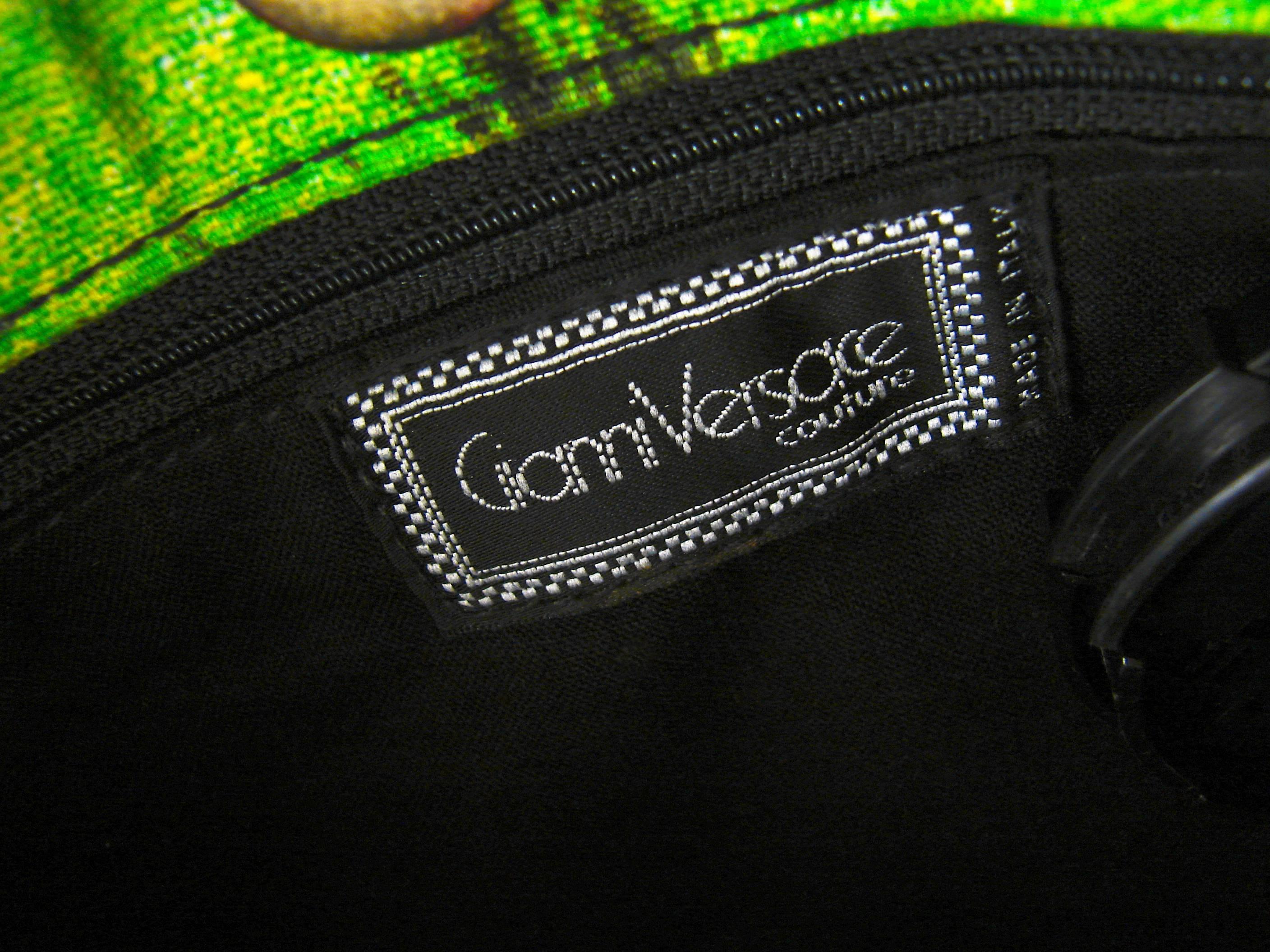 Original Versace Couture Warhol Bag Pop Art Marilyn Monroe James Dean Rare 90s 4