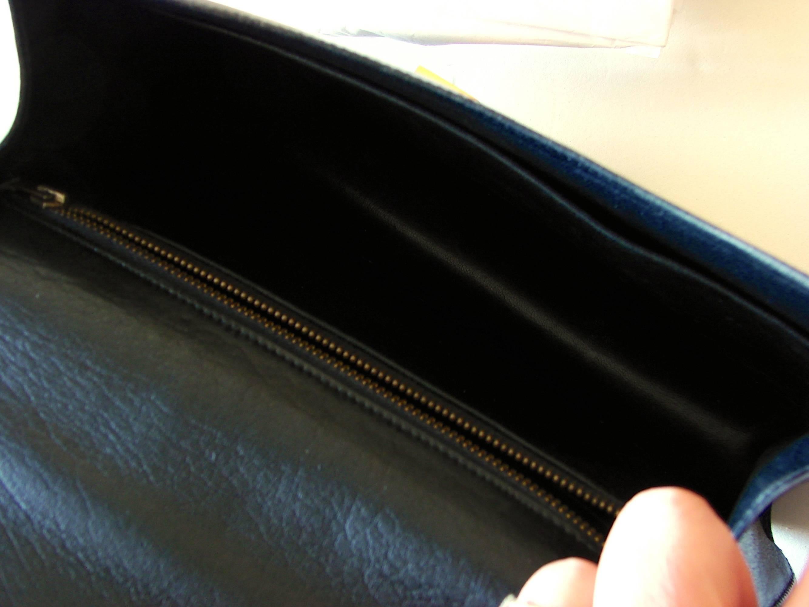 Iconic Hermes Constance Bag Black Box Leather Gold Hardware 23cm 1989 2
