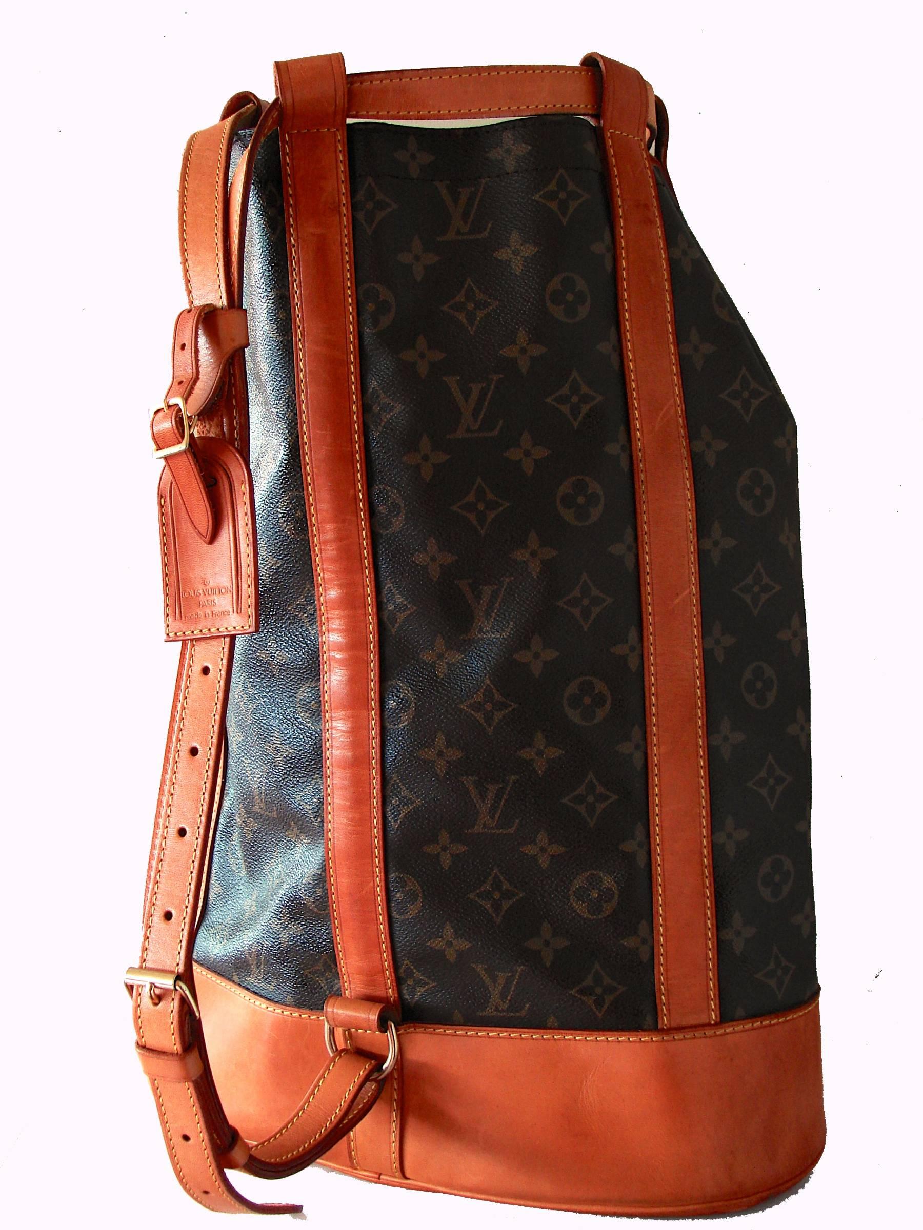 Women's Louis Vuitton Randonnee Backpack GM Monogram Canvas 1993