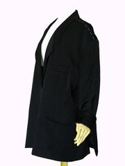 Margiela Pour H&M Navy Oversized Blazer Jacket Contrast Stitching 2012 LE