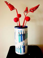 Rare Emilio Pucci for Rosenthal 'Water Carriers' Porcelain China Vase 1970s