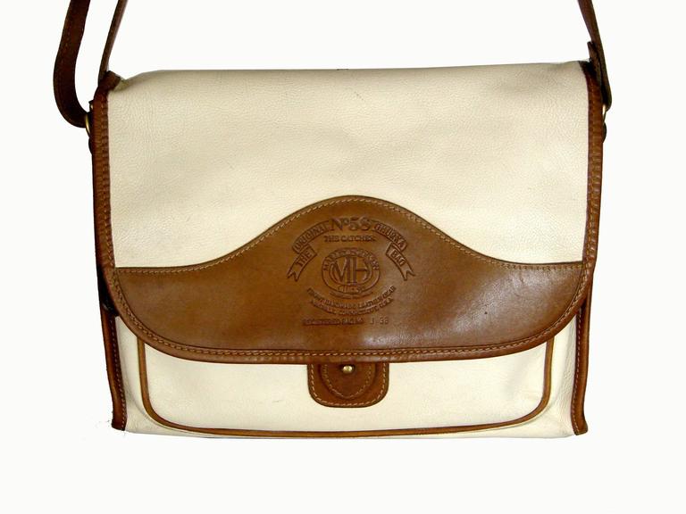 Ghurka Marley Hodgson Messenger Bag The Catcher No 58 Rare Ivory Beige Ghurka Marley Hodgson Messenger Bag The Catcher No 58 Rare Ivory Khyber Calf For