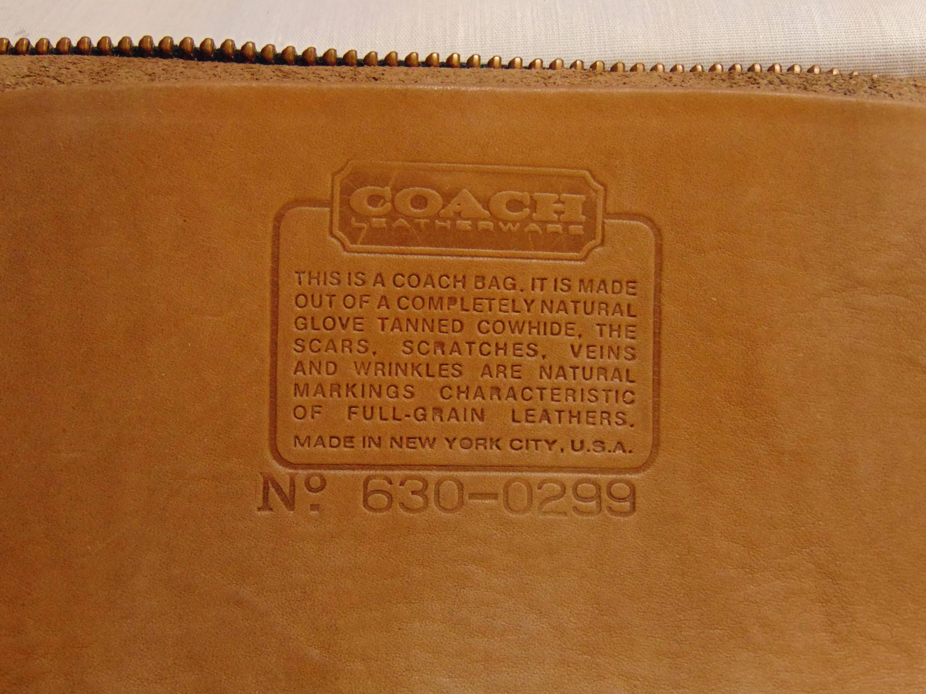 Bonnie Cashin for Coach Saddle Leather Zippered Tote Bag 1970s New York City Bag 3