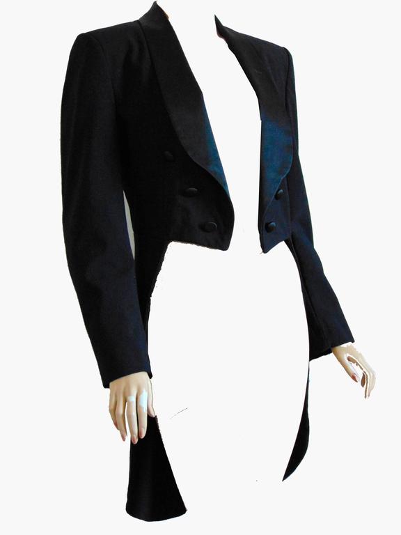 Tuxedo jacket with top tails for womens