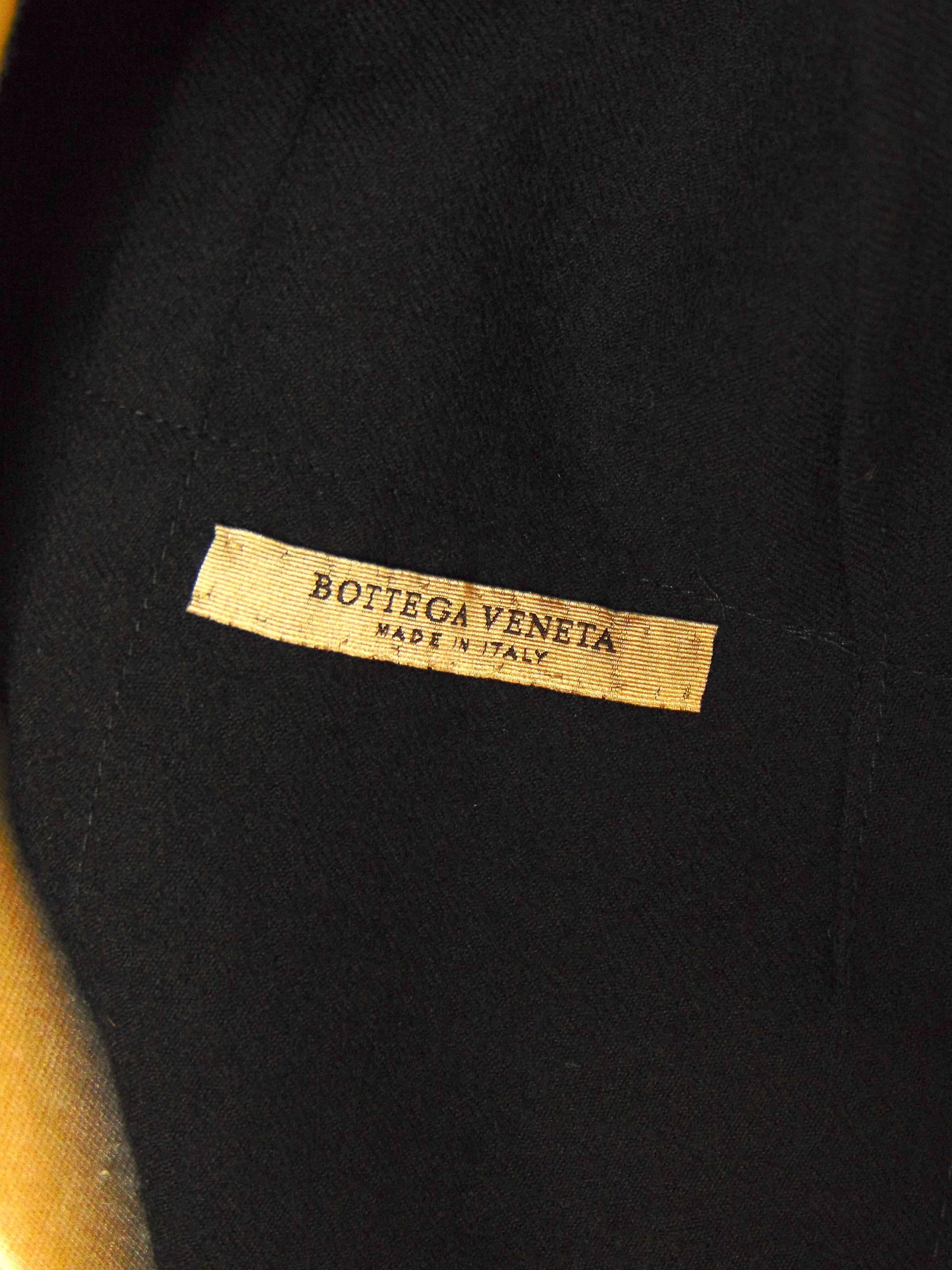 Bottega Veneta Black Wool Jacket Blazer Size 42 Italy 2