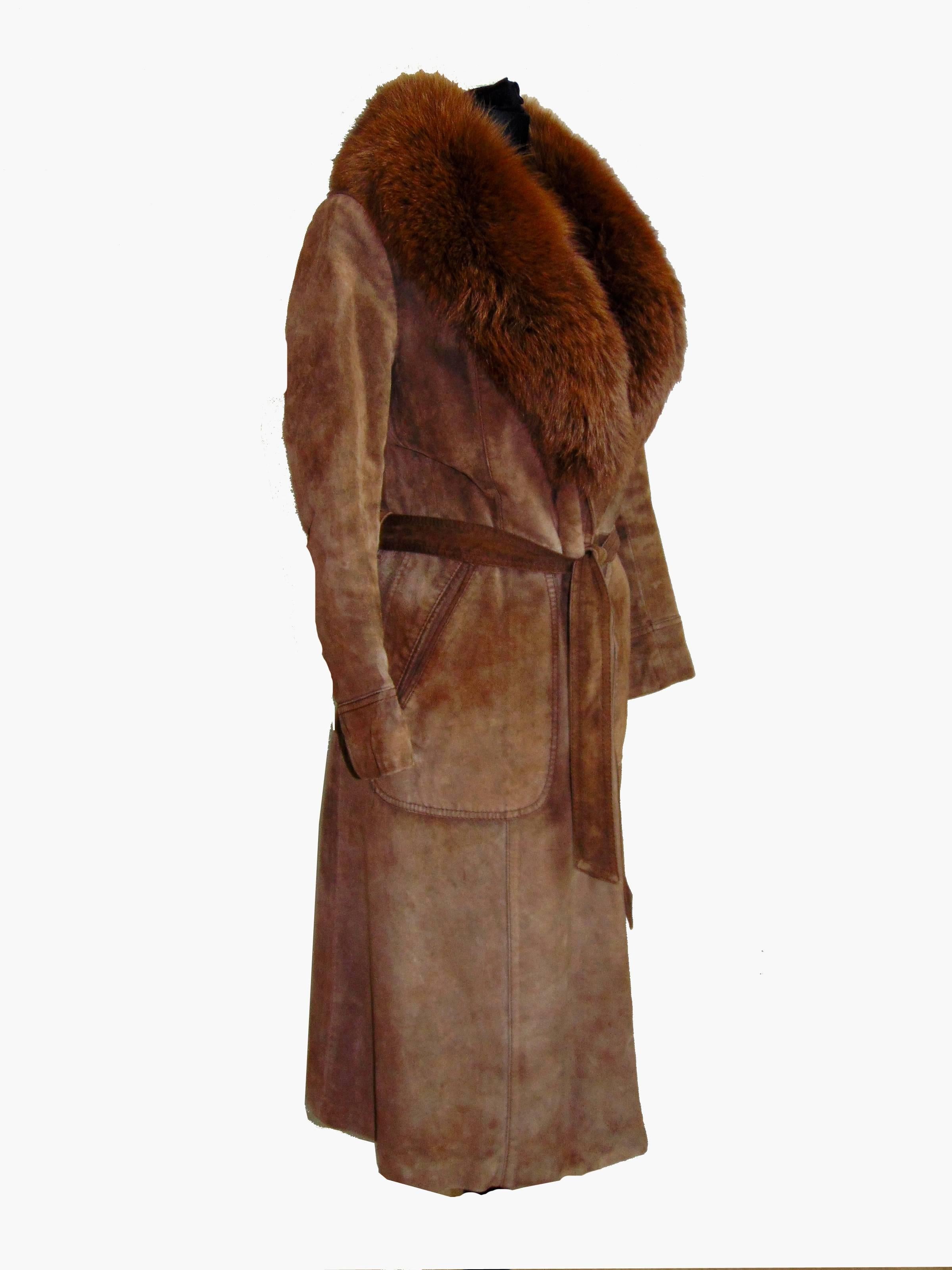 70s brown coat