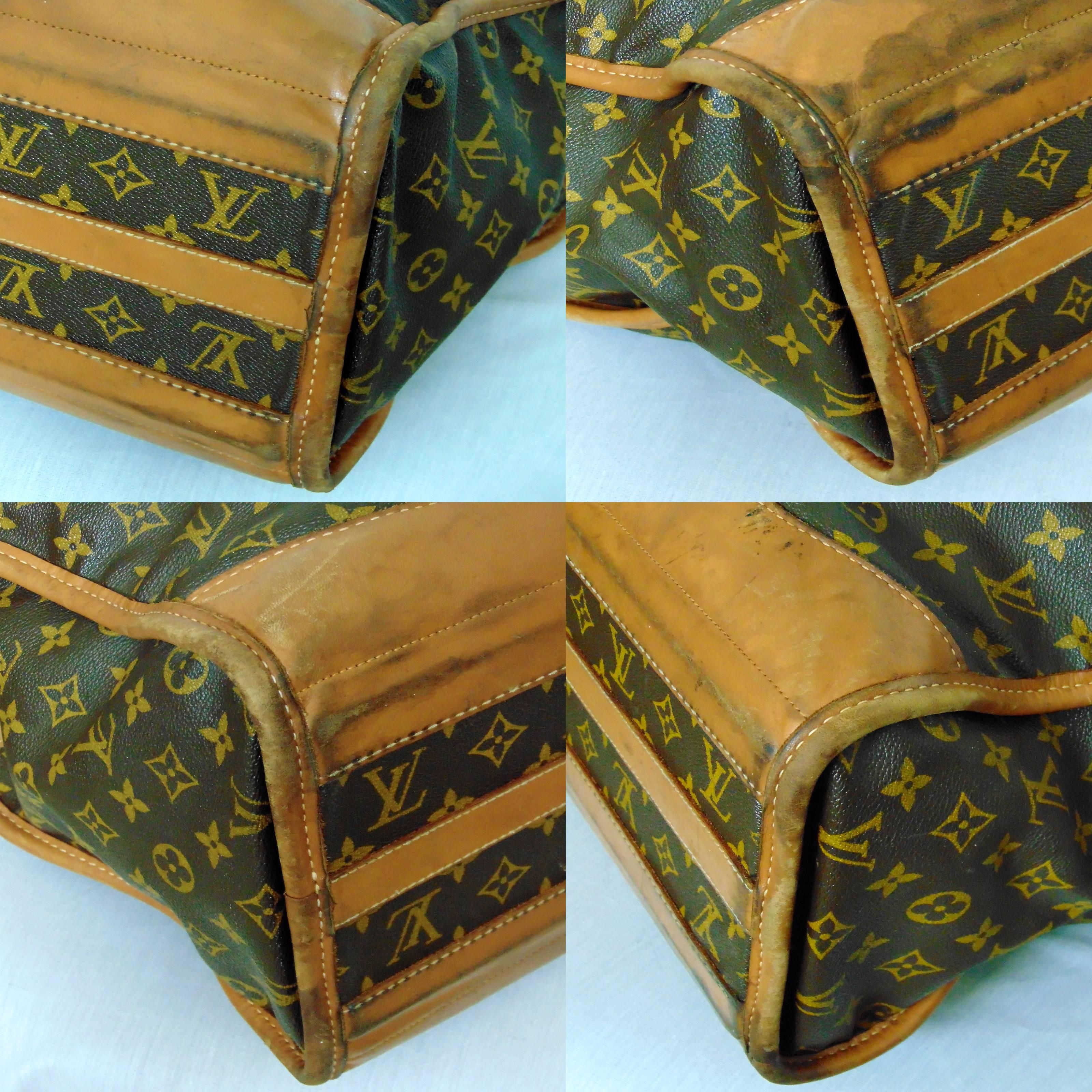 Women's Louis Vuitton by The French Company Carry On Travel Bag Monogram Canvas 1970s 