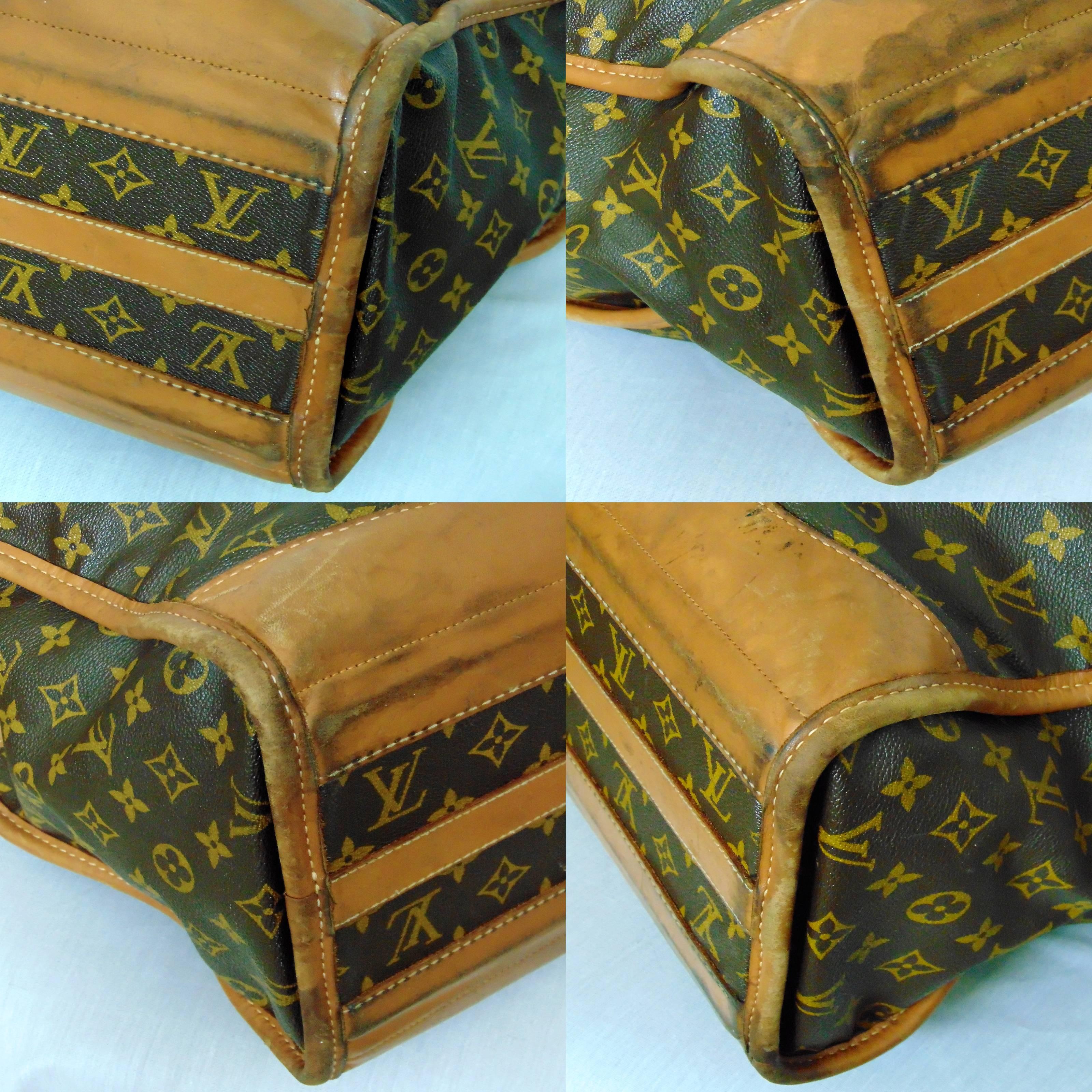 Women's Louis Vuitton by The French Company Carry On Travel Bag Monogram Canvas 1970s
