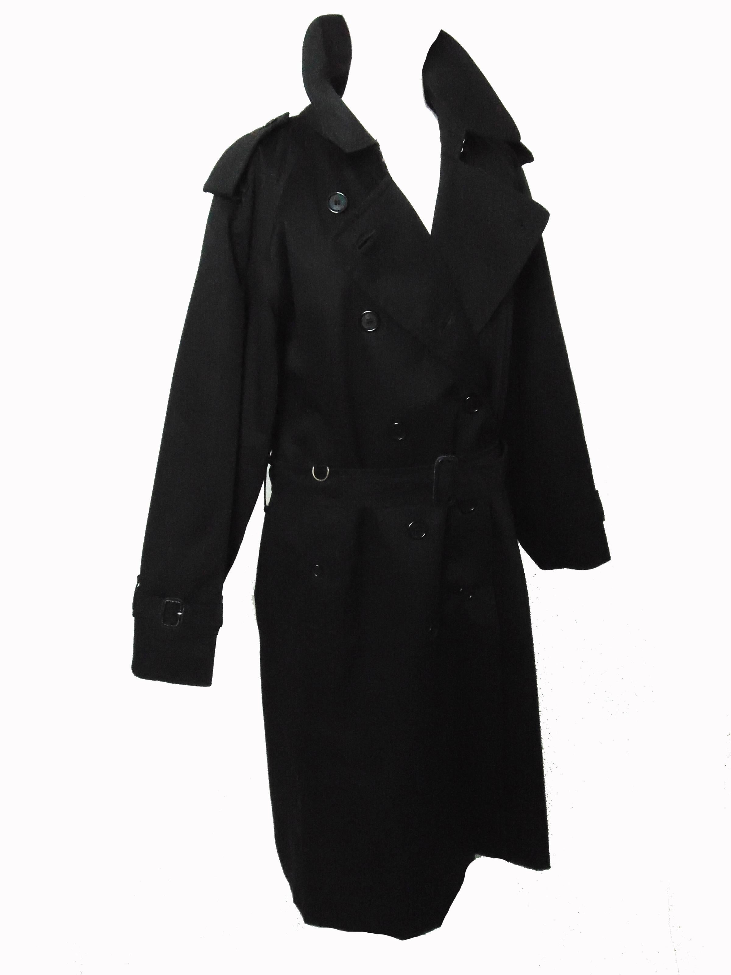 Men's Iconic Burberry London Westminster Long Trench Coat 1990s Mens Sz 48
