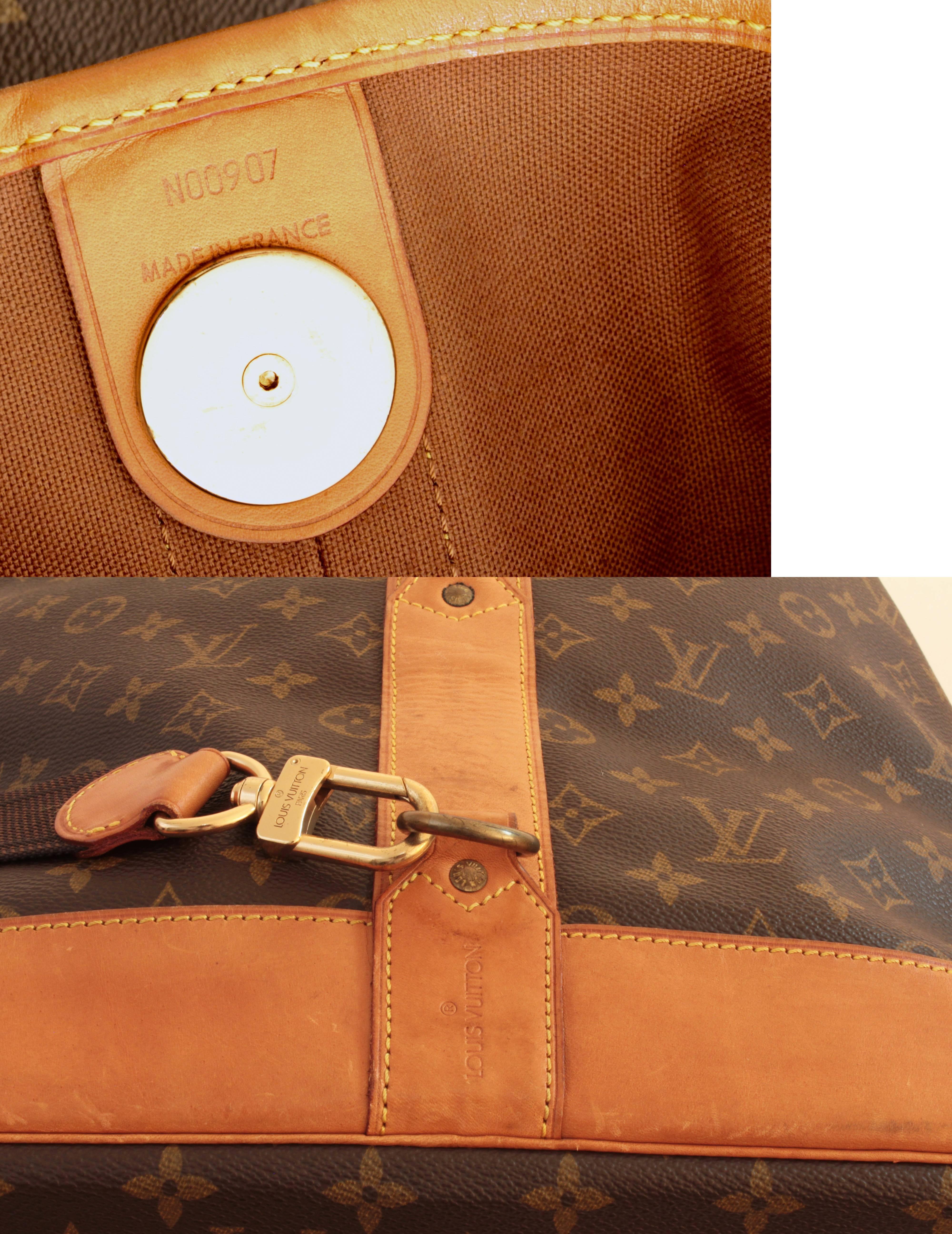 Louis Vuitton Monogram Sac Marin Large Duffle Bag XL Travel Tote Vintage 90s 2