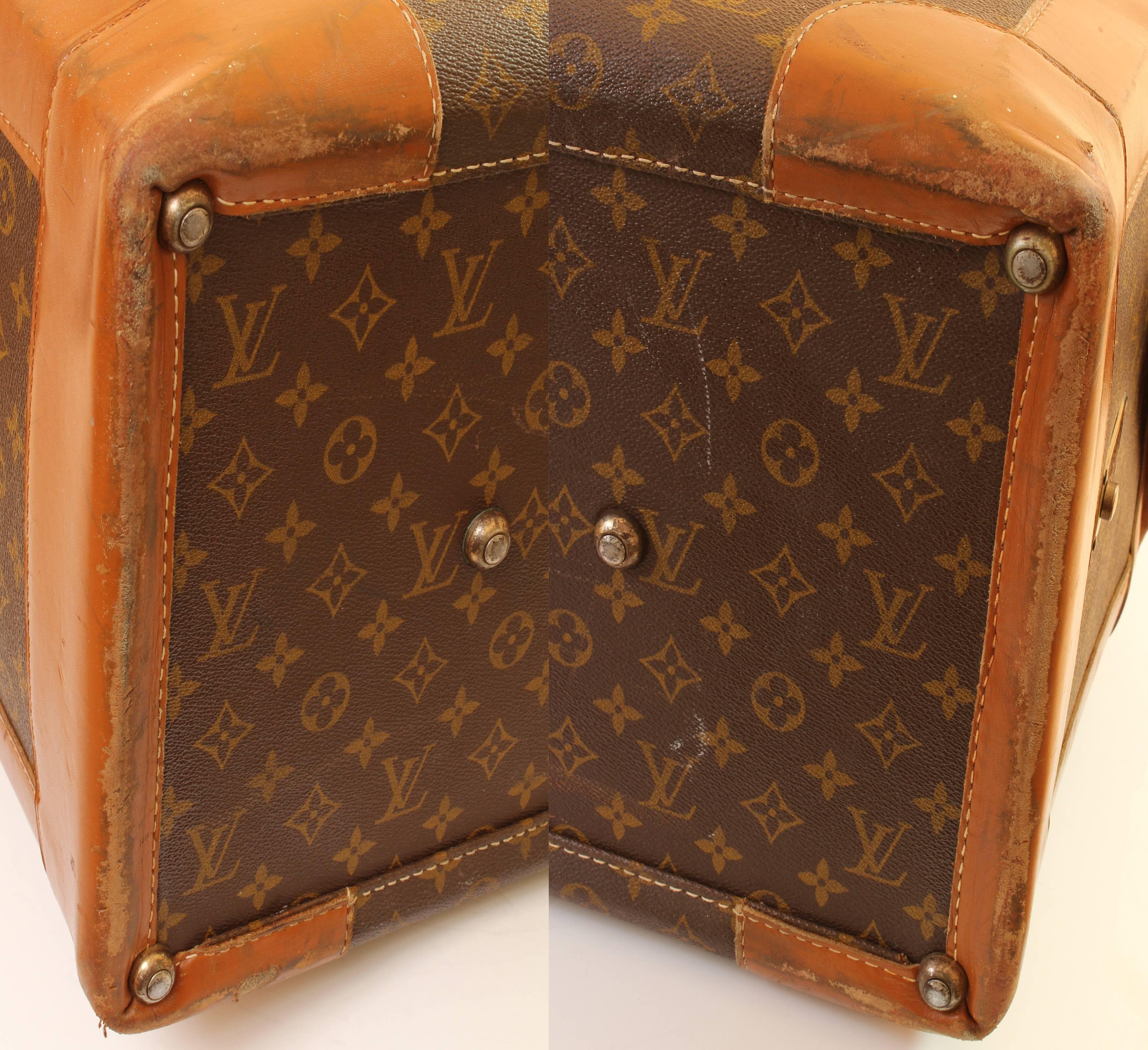 Vintage Louis Vuitton Monogram Travel Bag Steamer Keepall Doctors Bag Rare 70s  1