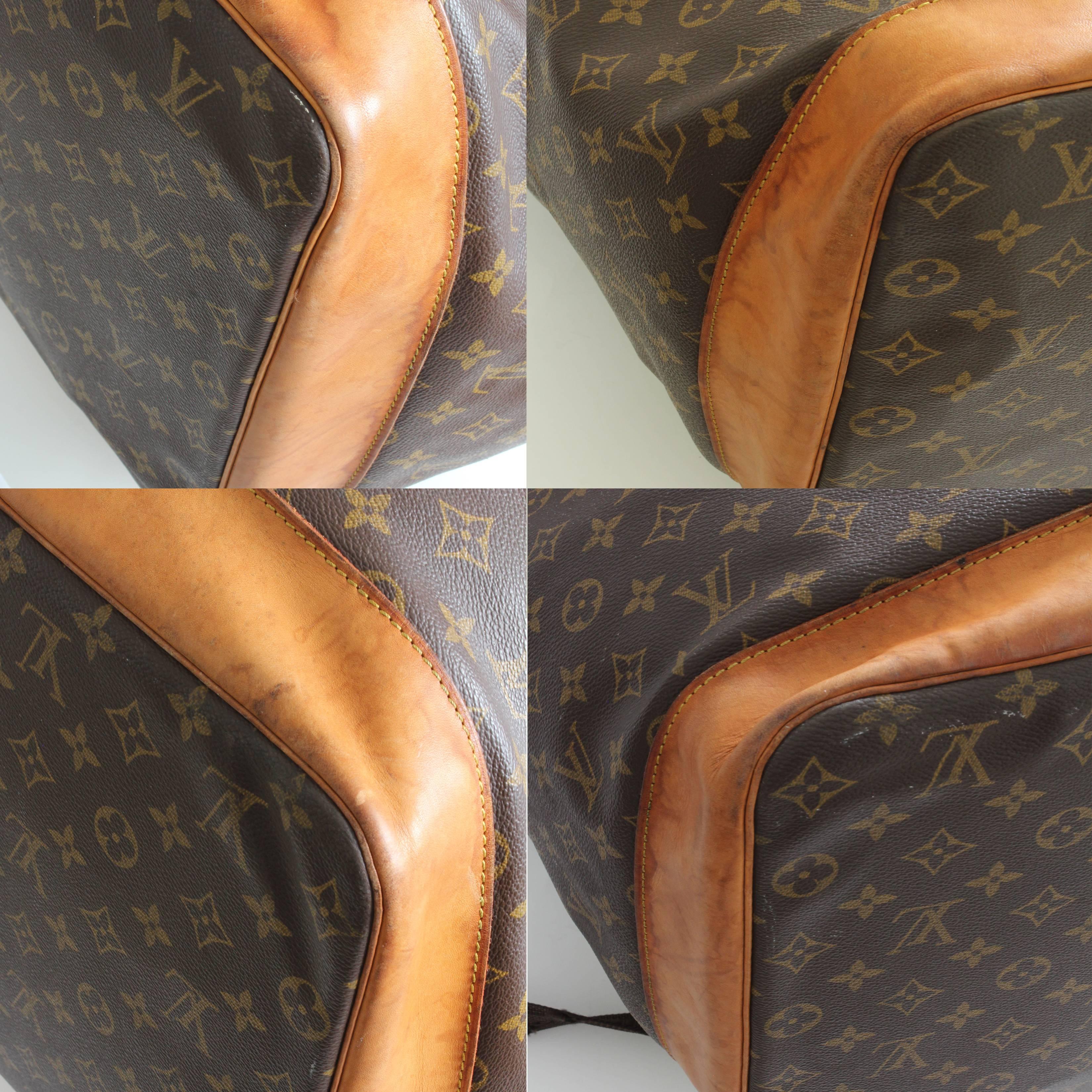 Louis Vuitton Monogram Sac Marin GM XL Duffel Bag Travel Tote + Shoulder Strap  5