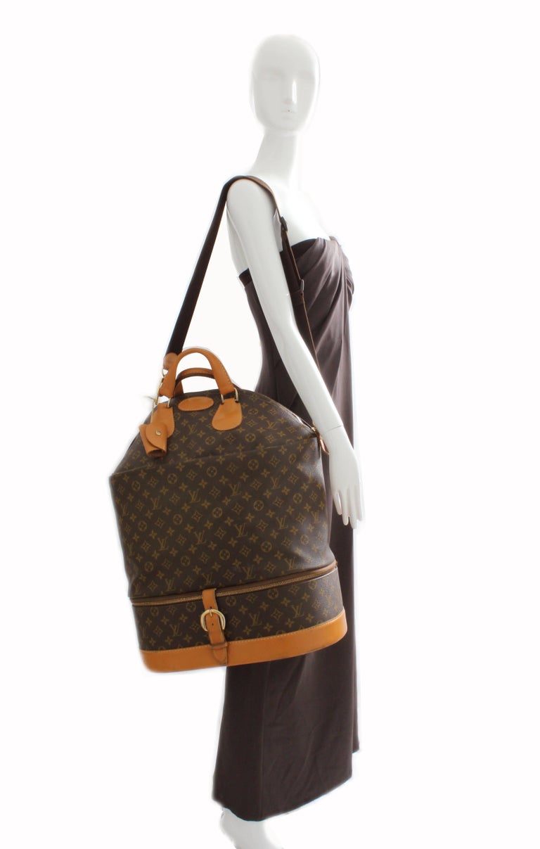 Louis Vuitton Rare Steamer Bag With Split Compartments French This Large And Very Rare Travel Bag Was Made Under Special License By The French Company