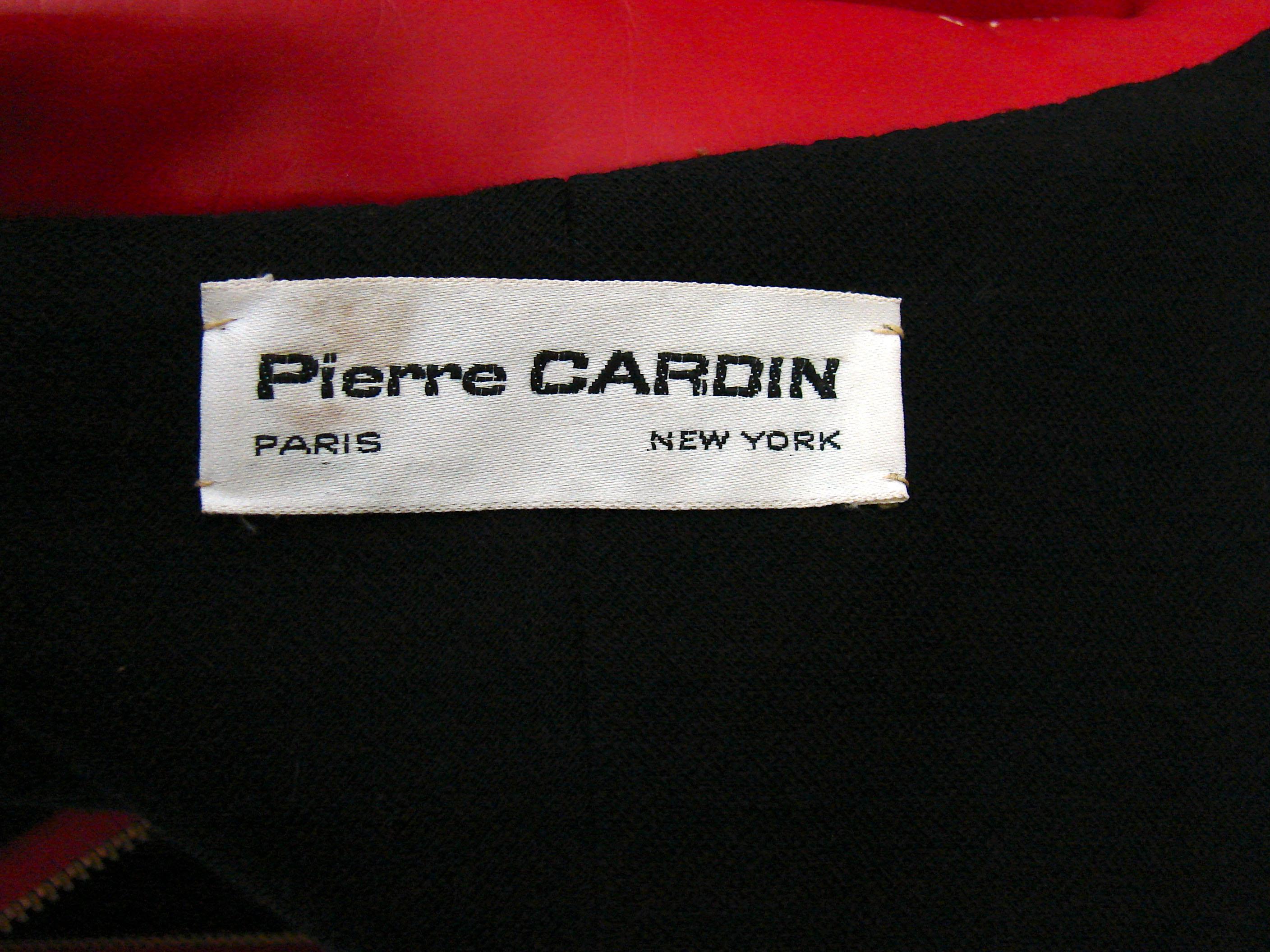 Pierre Cardin Space Age and Futurism Collection Red Vinyl Cape, 1960s  1